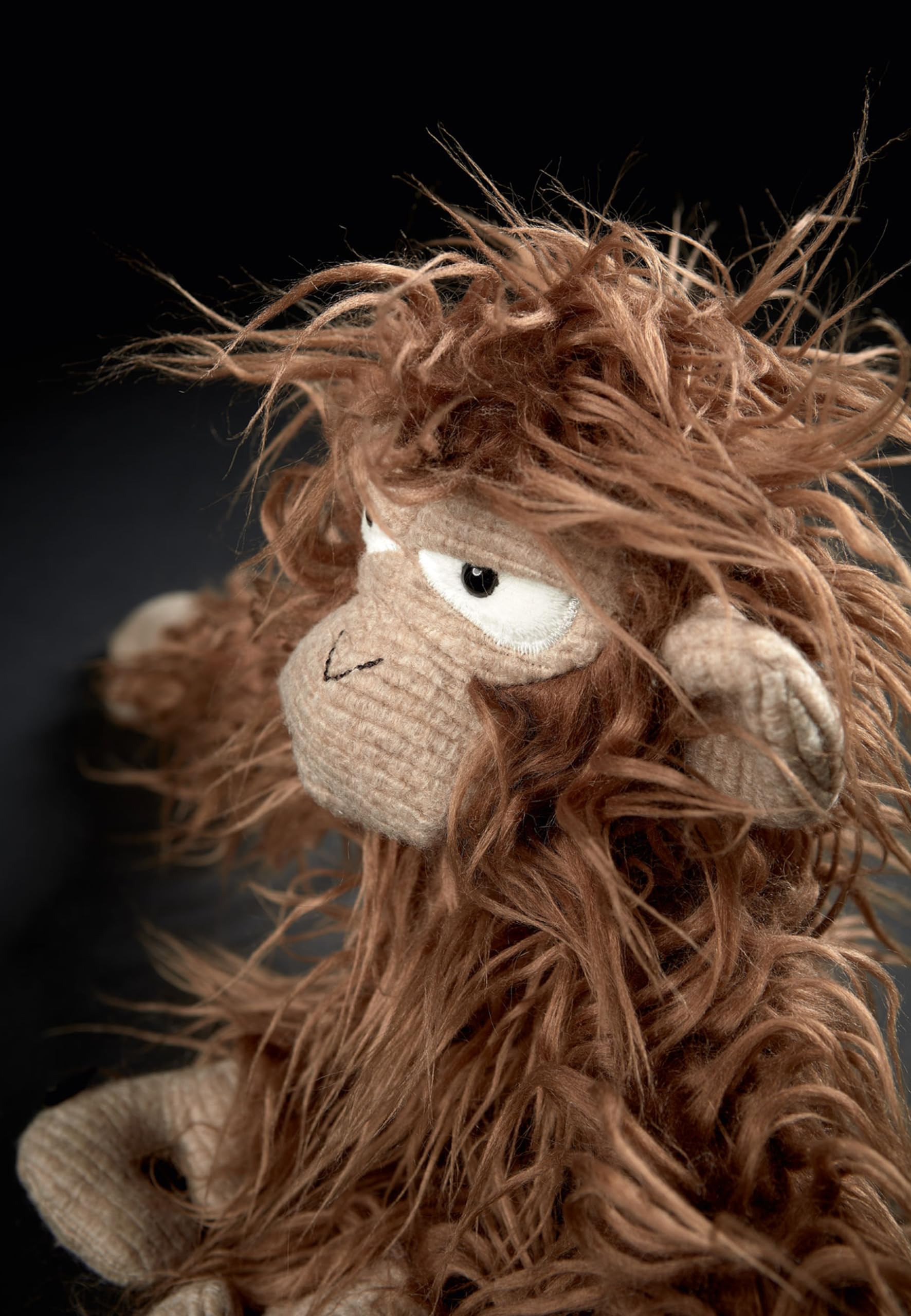 BeastsTown Chimp Jump Affe Stofftier Best Buddy Beasts Geschenk Erwachsene | sigikid Kuscheltier Affe Chimp Jump aus BEASTSTOWN – grummeliger Plüschfreund mit rauem Charme und treuer Seele