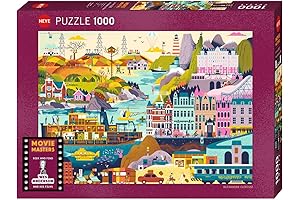 Wes Anderson Films Puzzle 1000 Pieces: Cultivate Your Quirky Cinematic Universe
