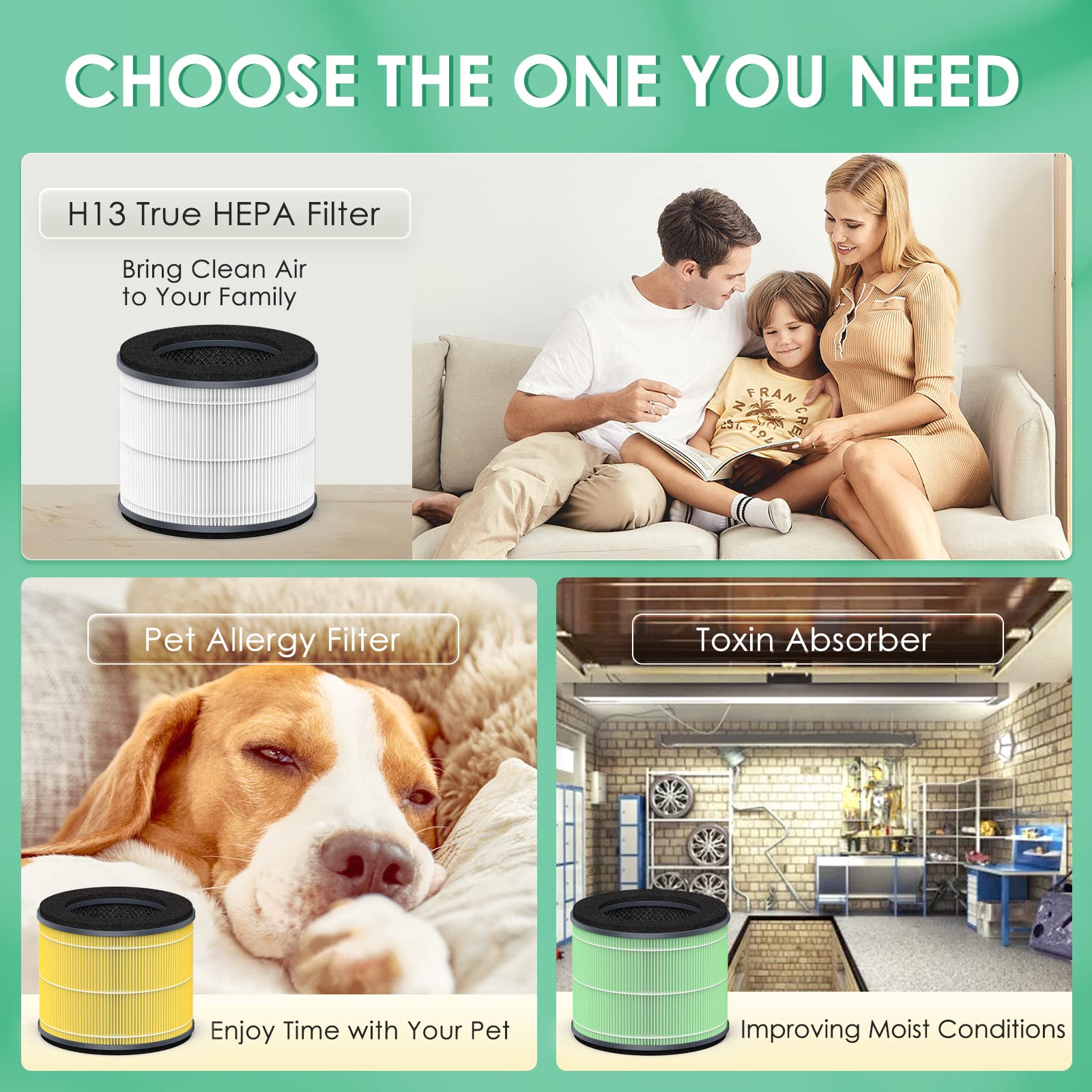 Filtres De Rechange True HEPA Compatibles Avec Les