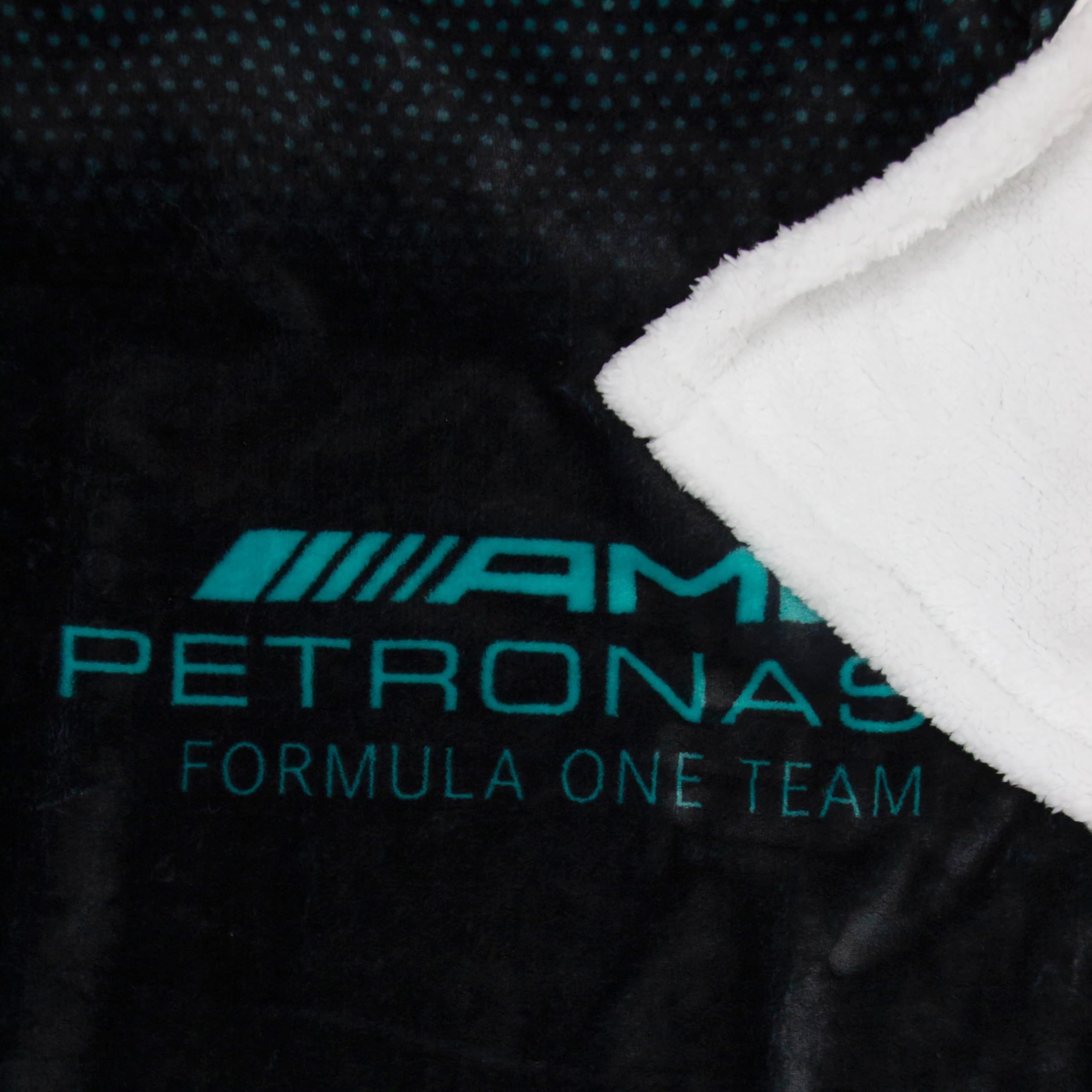 Mercedes AMG Petronas Bettwäsche-Set Einzelbett – Wendbar, Skyline-Design, 100% Baumwolle