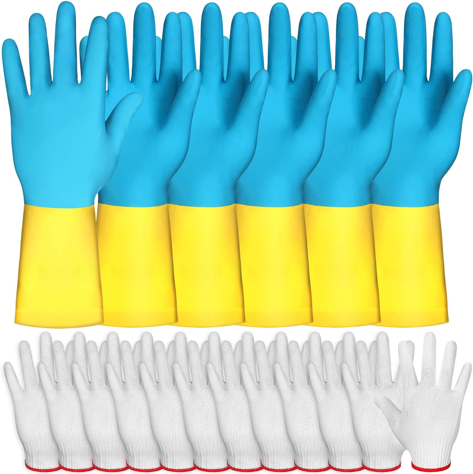 Wesiti 3 Pairs Meat Pulling Gloves Grilling Gloves with 6