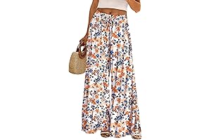 Women Summer Boho Palazzo Pants