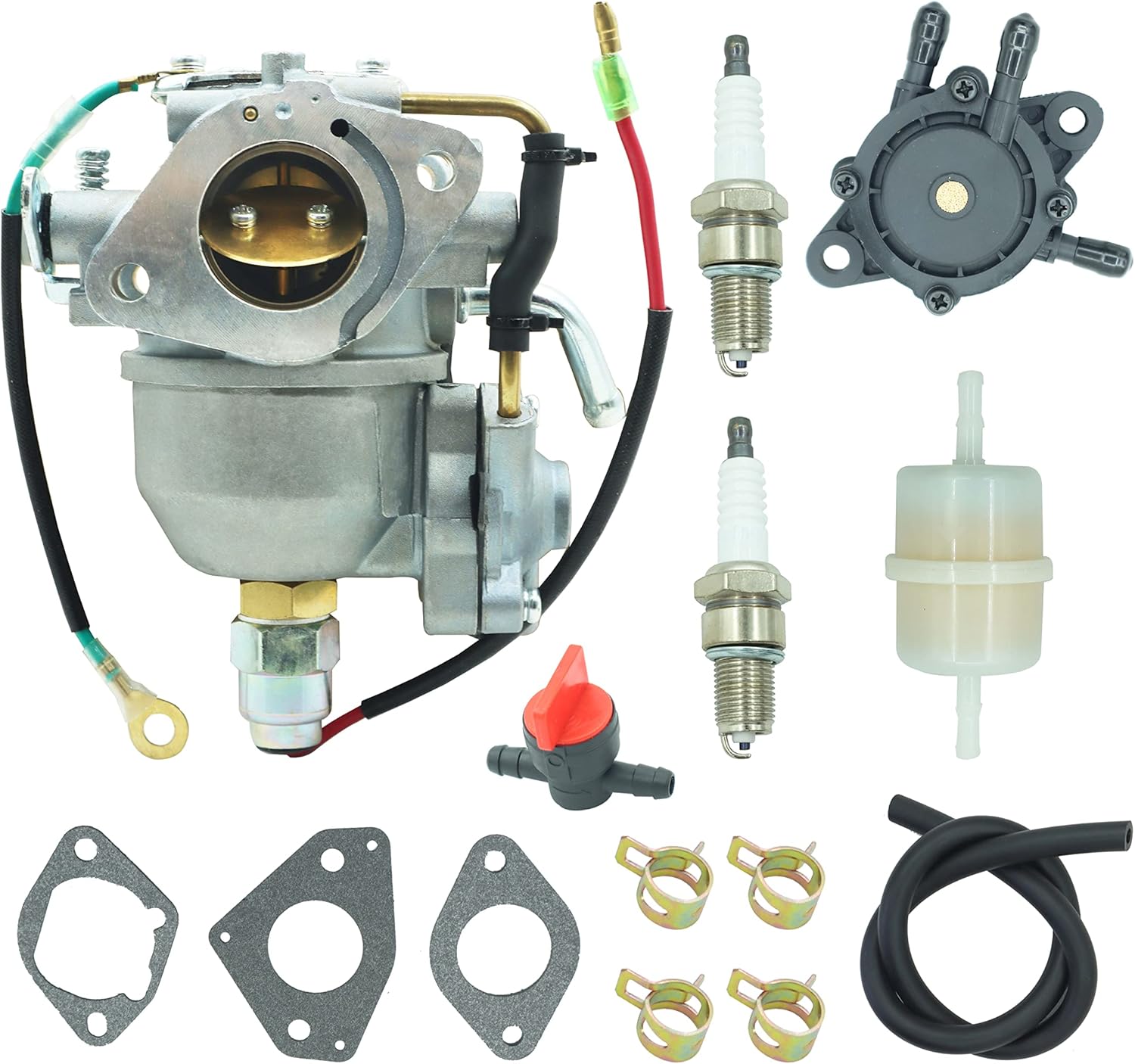 CV730S Carburetor for Kohler CV730 CV740 CV740S 25 HP 27 HP Lawm Mover Engine with Fuel Pump Replace for kh-24-853-169-s kh-24-853-102-S 24 393 04-S, 24 393 16-S