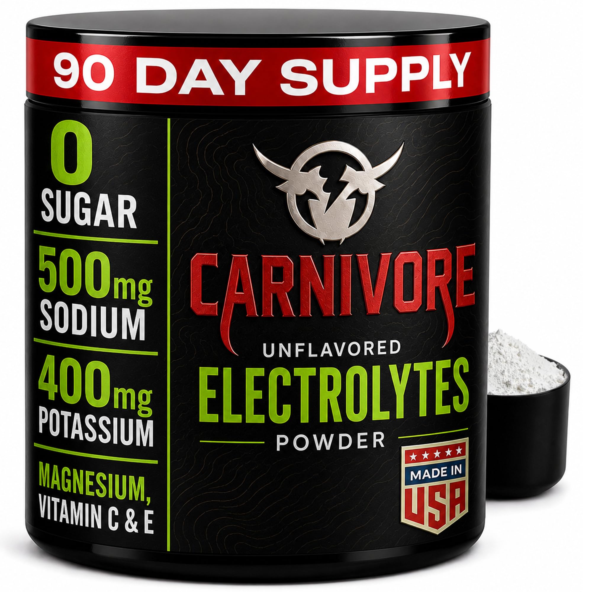 Carnivore Electrolytes Unflavored Powder