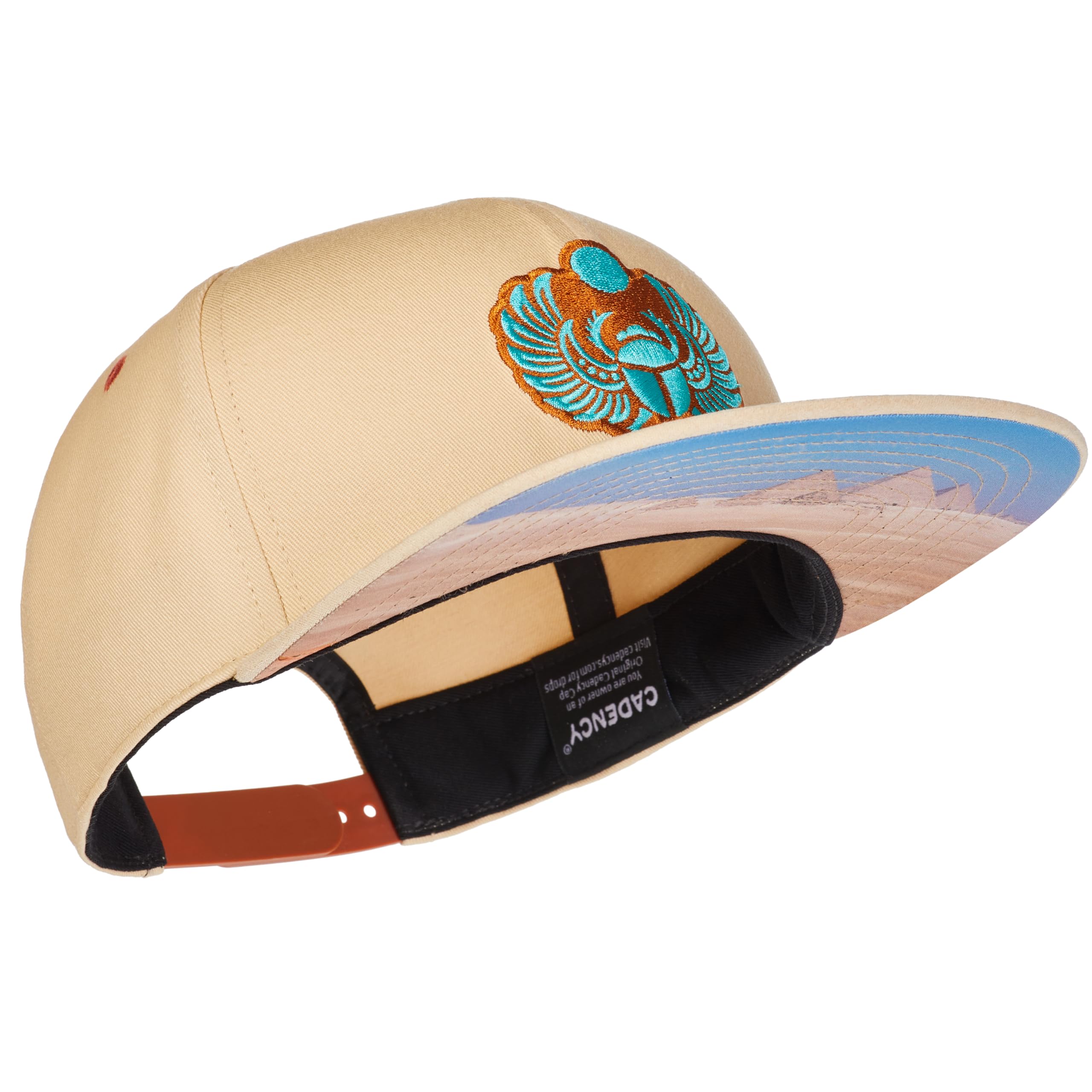 Cadency Scarabaeus - Gorra ajustable unisex, color beige, talla única