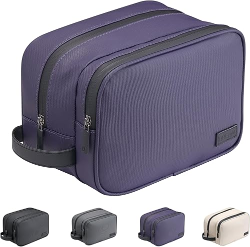 Neceser de viaje, organizador de artículos de aseo personal, kit de afeitado resistente al agua, para accesorios de aseo personal, artículos