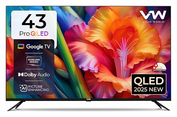 VW 43-inch Pro QLED Google TV