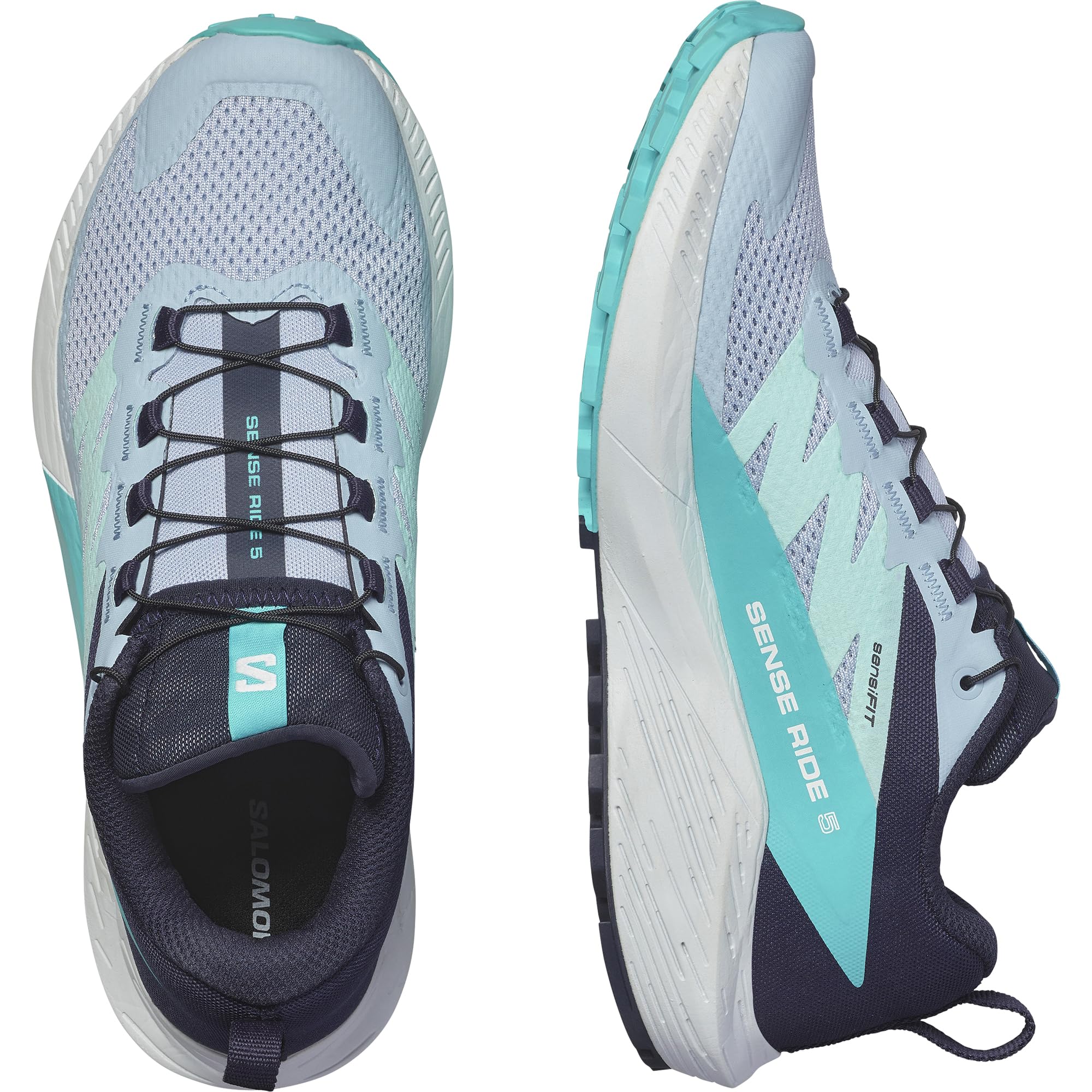 SALOMON Sense Ride damskie buty do biegania w terenie, amortyzacja i reakcja, wszechstronny chwyt, lekka cholewka, Sense Ride 5