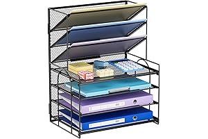 Marbrasse Tiered Mesh Desk Organizer
