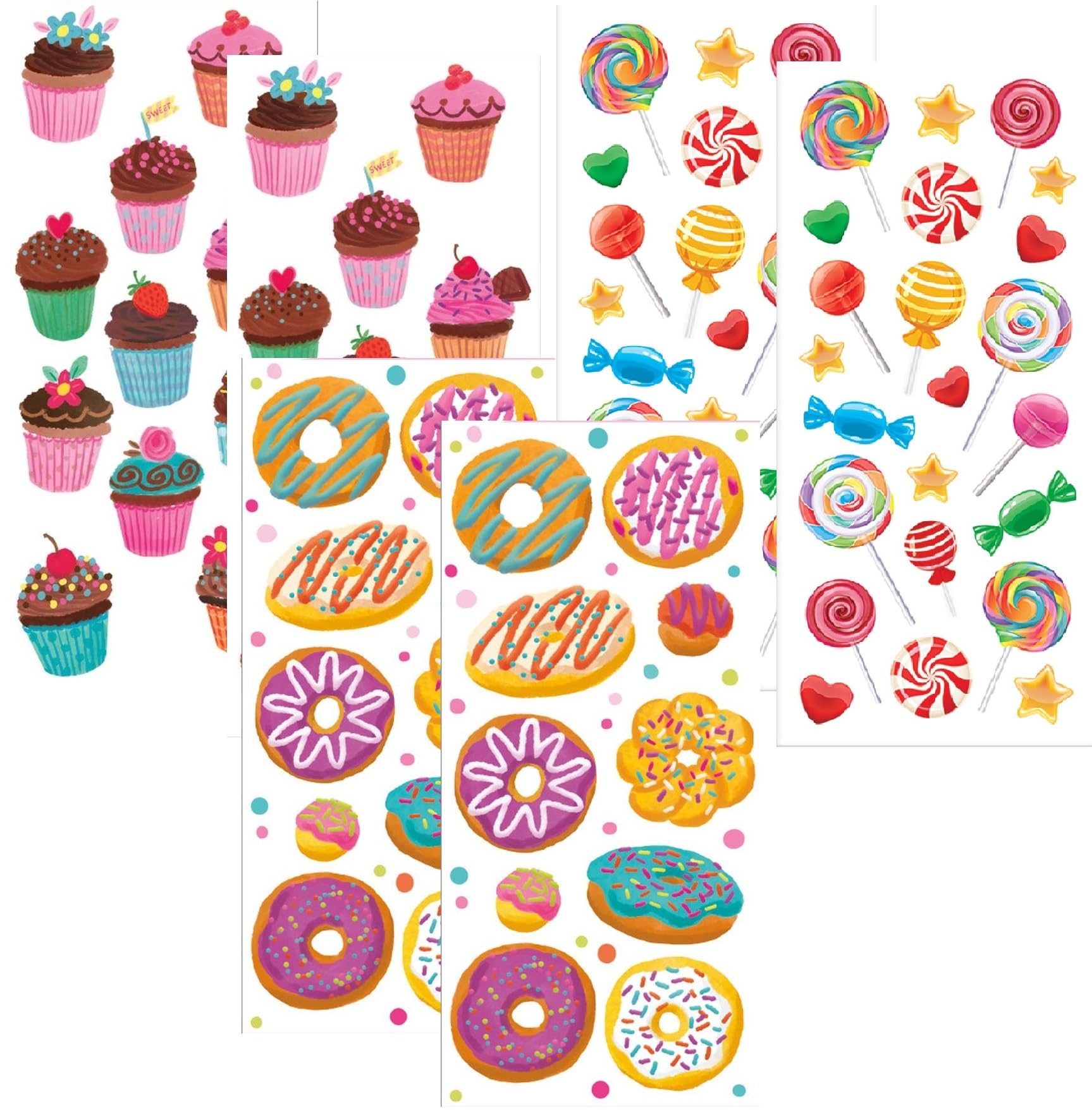 Playhouse Sweet Treats Stickerbögen – Kratzbar & Mit Schokoladenduft
