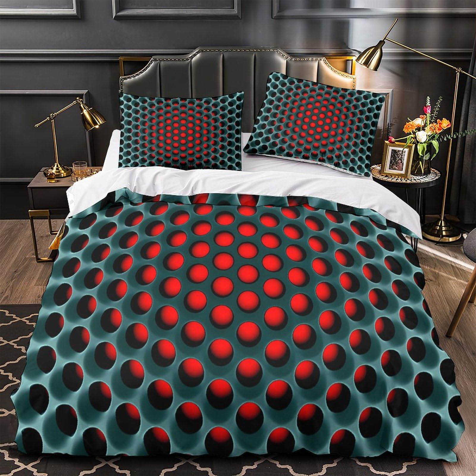 Housse de couette hypoallergénique ultra douce et résistante