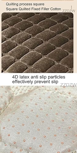 Miniatura 3 de Funda de asiento de sofá en forma de L de 1, 2, 3, 4 plazas, funda para sofá seccional, antideslizante, esponjoso, protector de muebles para gatos y