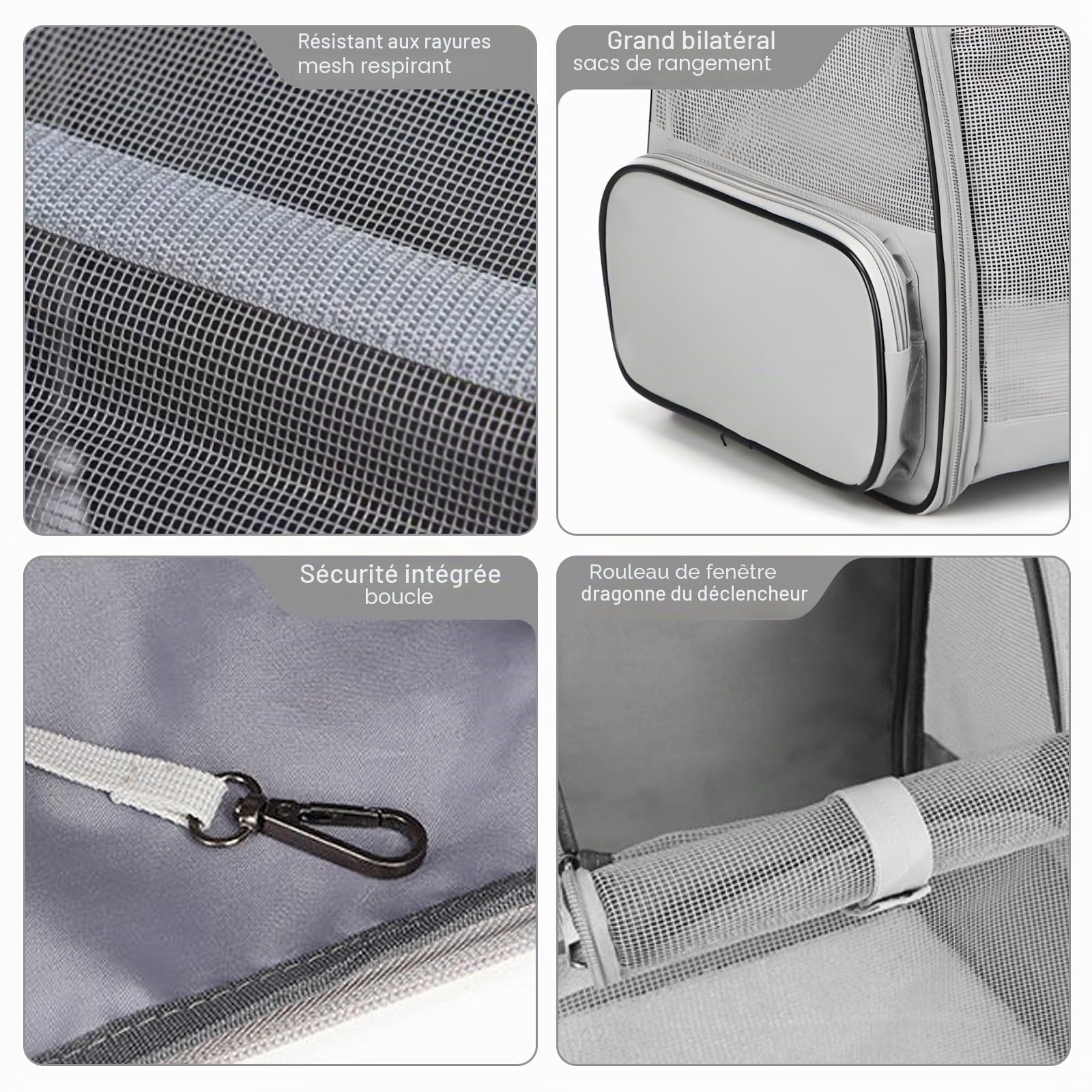 Sac À Dos De Transport pour Chien Et Chat, Sac De Transport Pliable pour Animal De Compagnie, Respirant Et Confortable pour Voyage, Randonnée Et Sortie