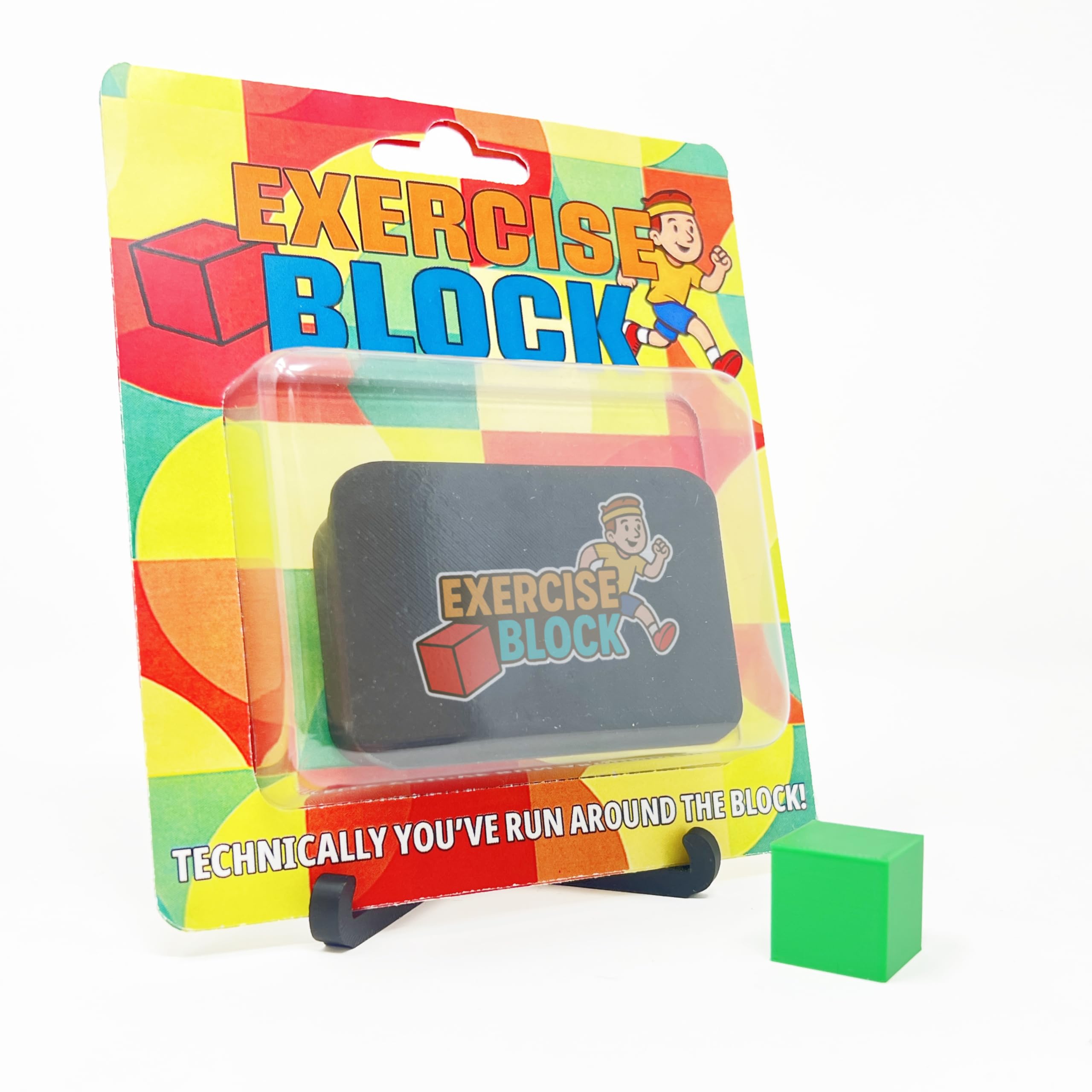 Exercise Block - Novelty Gift Idea - Ideal For Birthday Presents, Wedding Favours, Party Bags etc