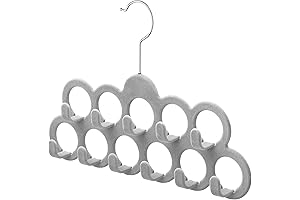 Essential Scarf Hook: Whitmor Flocked Scarf Organizer