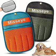 2026 Upgraded Reusable Electrostatic Pet Hair Glove，2 Pack Pet Hair Removal Glove for Dogs & Cats，Magic Brush Pet Hair Remover Tool for Clothing, Couch, Carpet, Car Seats