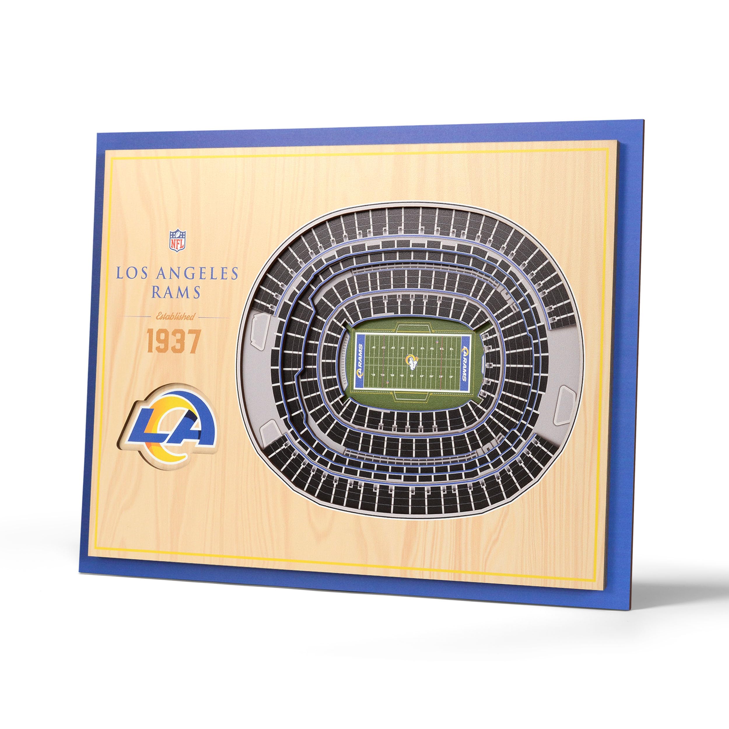 YouTheFan NFL 5-Layer 17x13 Stadionviews 3D Wandbild