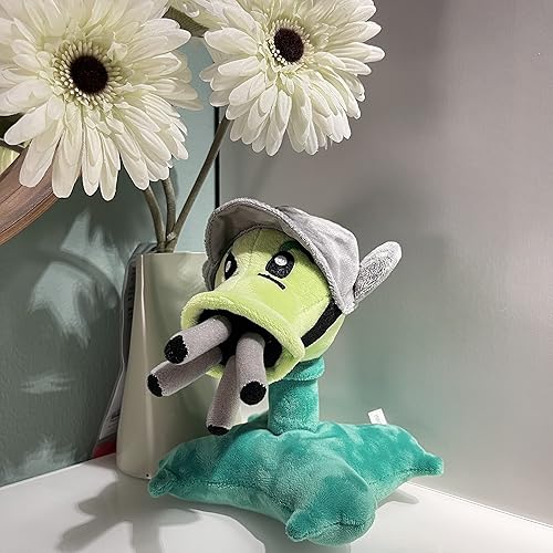 Miniatura 8 de Dyharnsty Plants vs Zombies - Juguetes de peluche Gatling Pea Plant Soft Figure Dolls, Plants vs Zombies Toys Gatling Pea Shooter PVZ Plush 1 2 Set