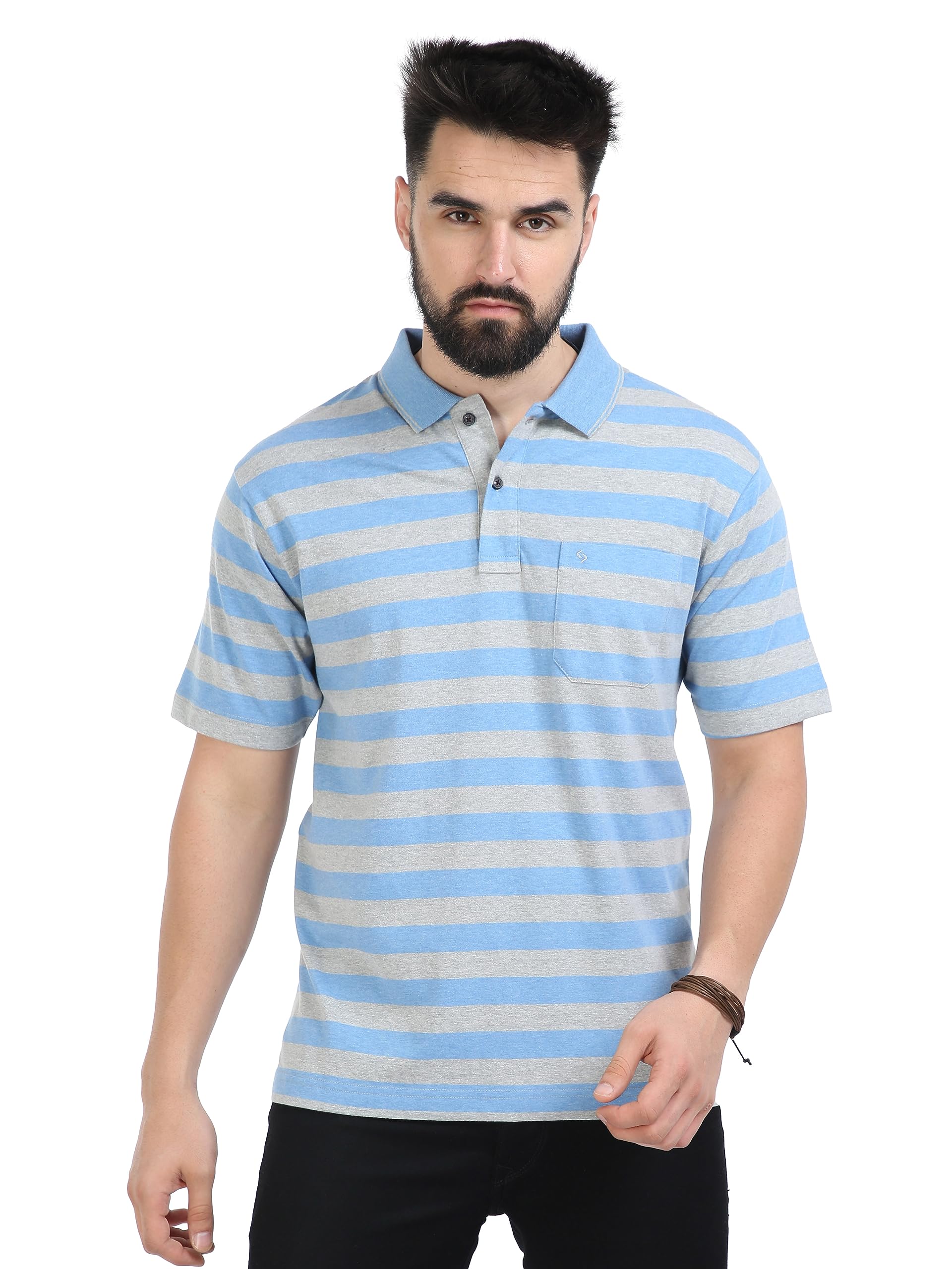 Classic Polo Mens Polo Neck Authentic Fit Cotton T-Shirt