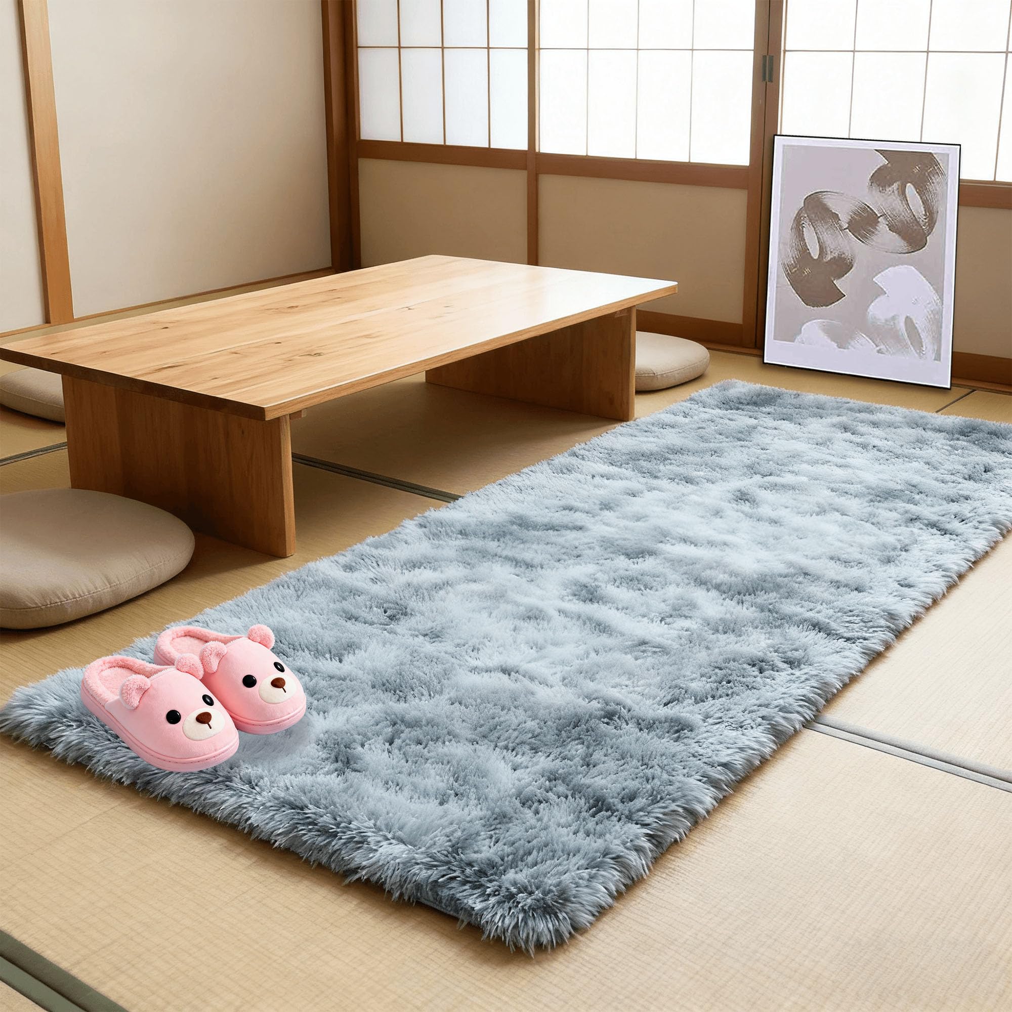 Tapis de salon 240 x 350 cm lavable pour en finir avec les taches difficiles