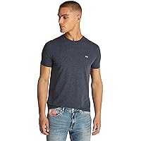 Tommy Jeans Tjm Xslim Jaspe Htr Tee Ext Dm0Dm20363, Maglietta a Maniche Corte