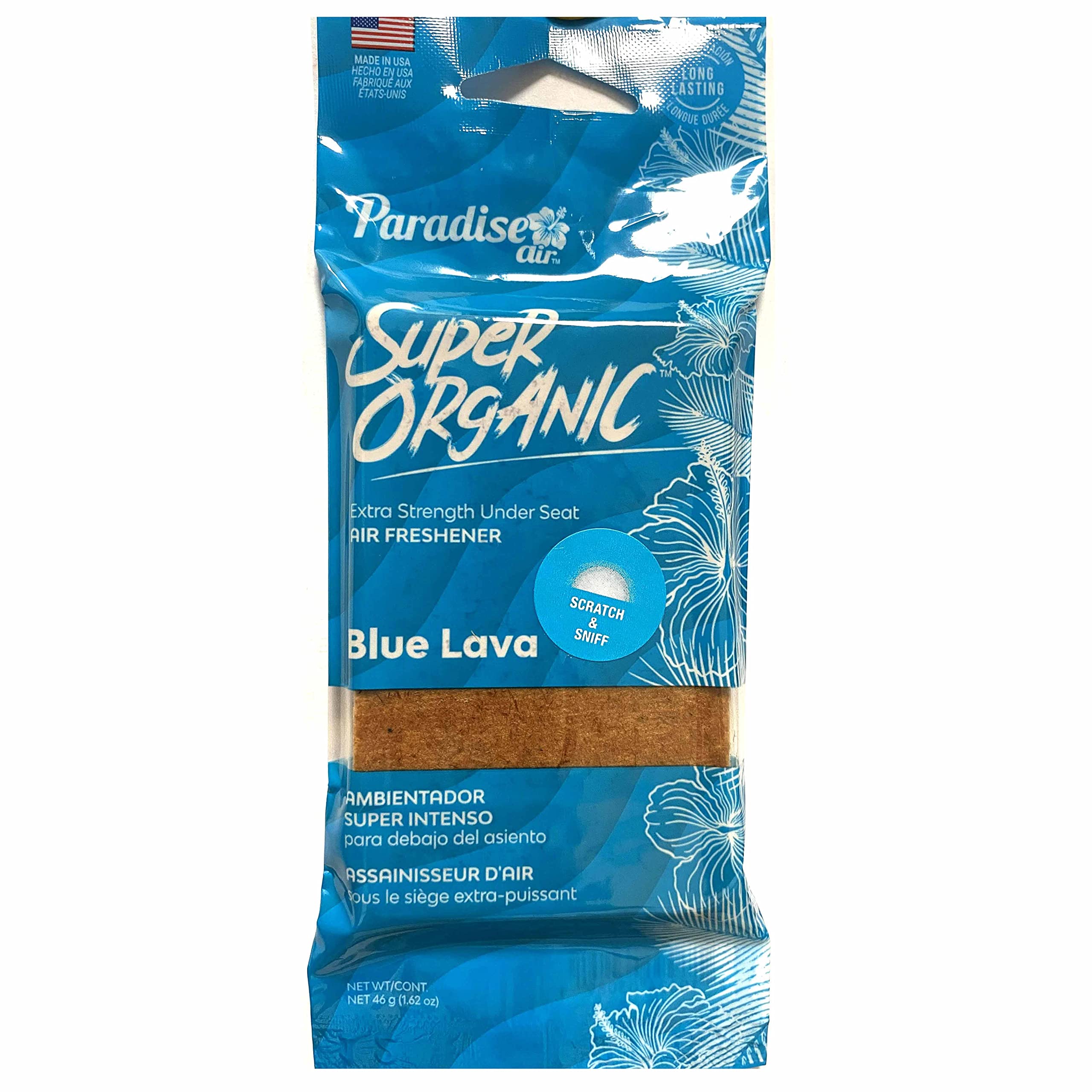 4 Pc Paradise Super Organic Blue Lava Scent Air Freshener Block Fragrance Stone