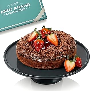 ANDY ANAND CHOCOLATIER Luxurious Gluten-Free Chocolate Strawberry Cake 9" - Freshly Baked Birthday & Celebration Cake, Ideal Gift for All Ages, Exquisitely Boxed (2.5 lbs)