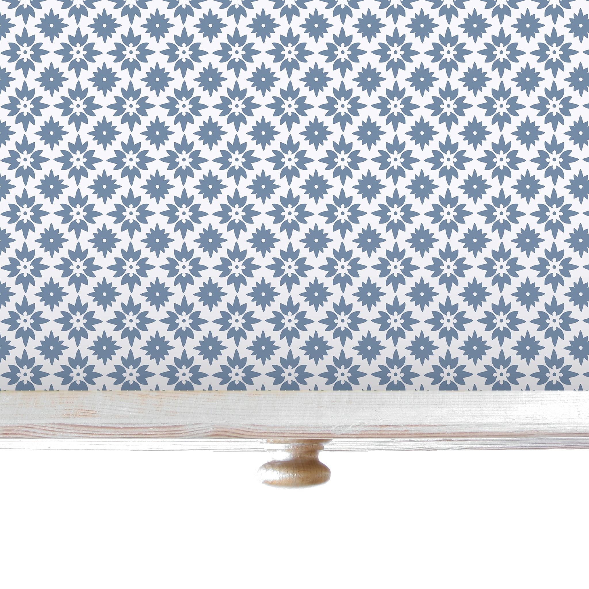 The Master Herbalist Unscented & Wipe Clean Drawer Liners with a Moroccan Mosaic Design - Image 2