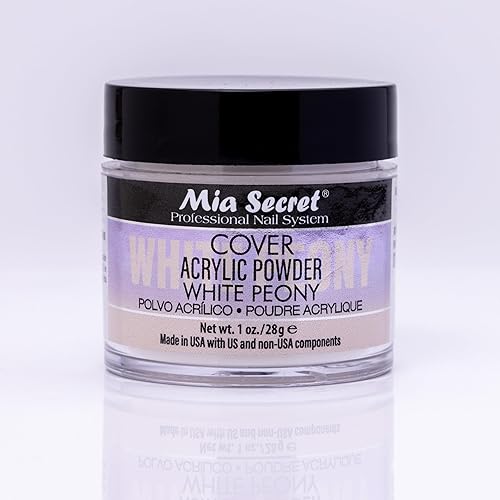 Cover White Peony Acrylic Powder Mia Secret (1 oz.)