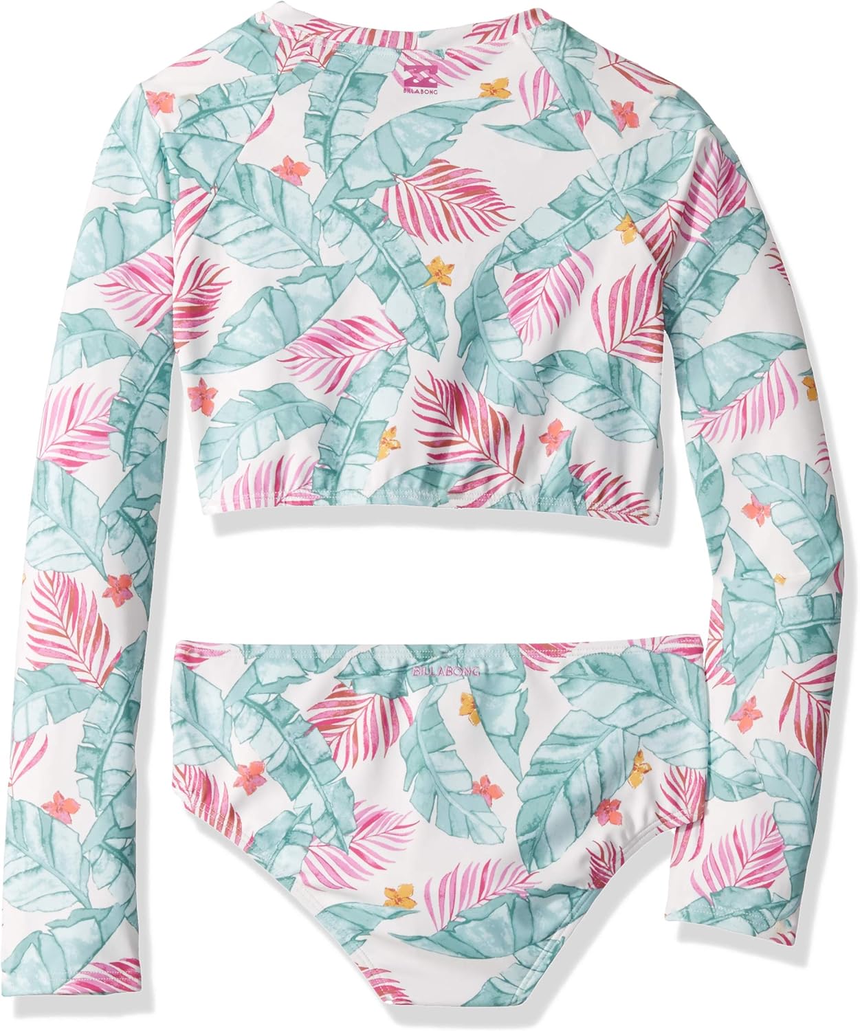 Billabong Girls' Mas Playas Two Piece Rashguard Swim Set