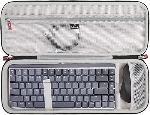 Mchoi Funda para teclado MX adecuada para teclado mecánico MX inalámbrico iluminado, a prueba de golpes, resistente al agua, funda protectora de