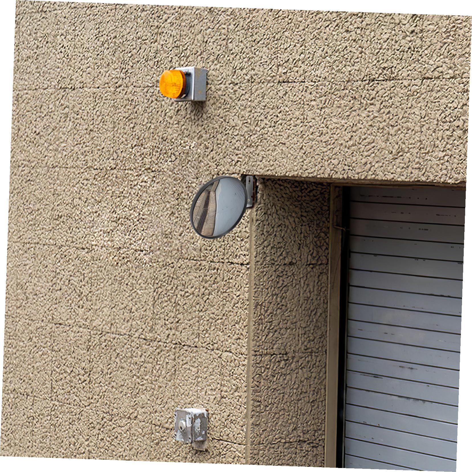 Espejo Convexo de Seguridad 16cm para Esquina, Gran Angular