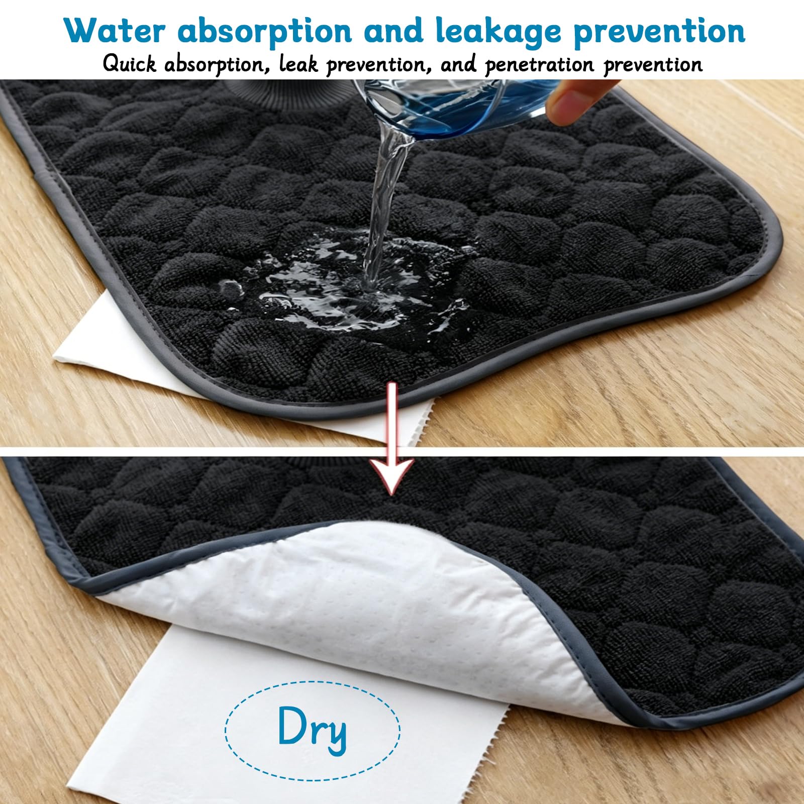 FAELNK Lot de 2 Protections de Siège d'apprentissage de La Propreté Protection Universelle pour Siège Enfant pour L'entraînement au Pot Convient à Toutes Les Tailles de Sièges de Voiture Poussette