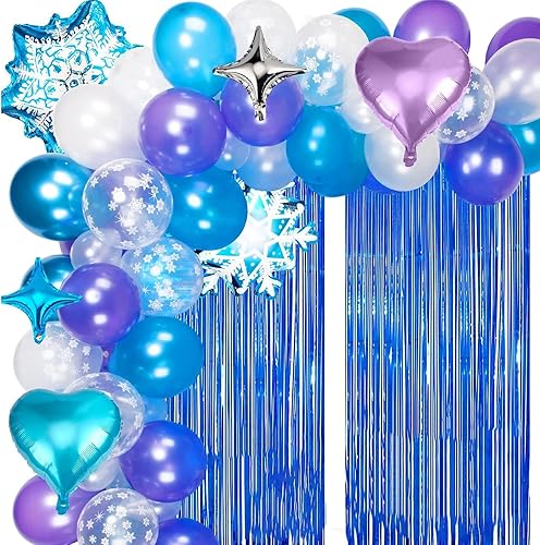 Miniatura 4 de 2 cortinas de flecos de papel de aluminio de oropel azul oscuro para decoración de fiestas, cortinas de oropel, telón de fondo de 3.3 pies x 8.3