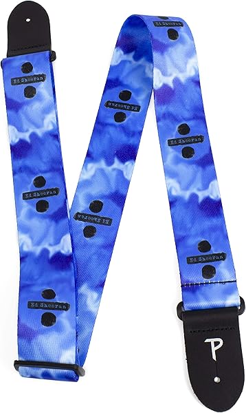Amazon _ Perri's_ペリーズ Ed Sheeran公式ライセンス ギター ストラップ 2インチ 色_ ブルー _ ギターストラップ _ 楽器・音響機器