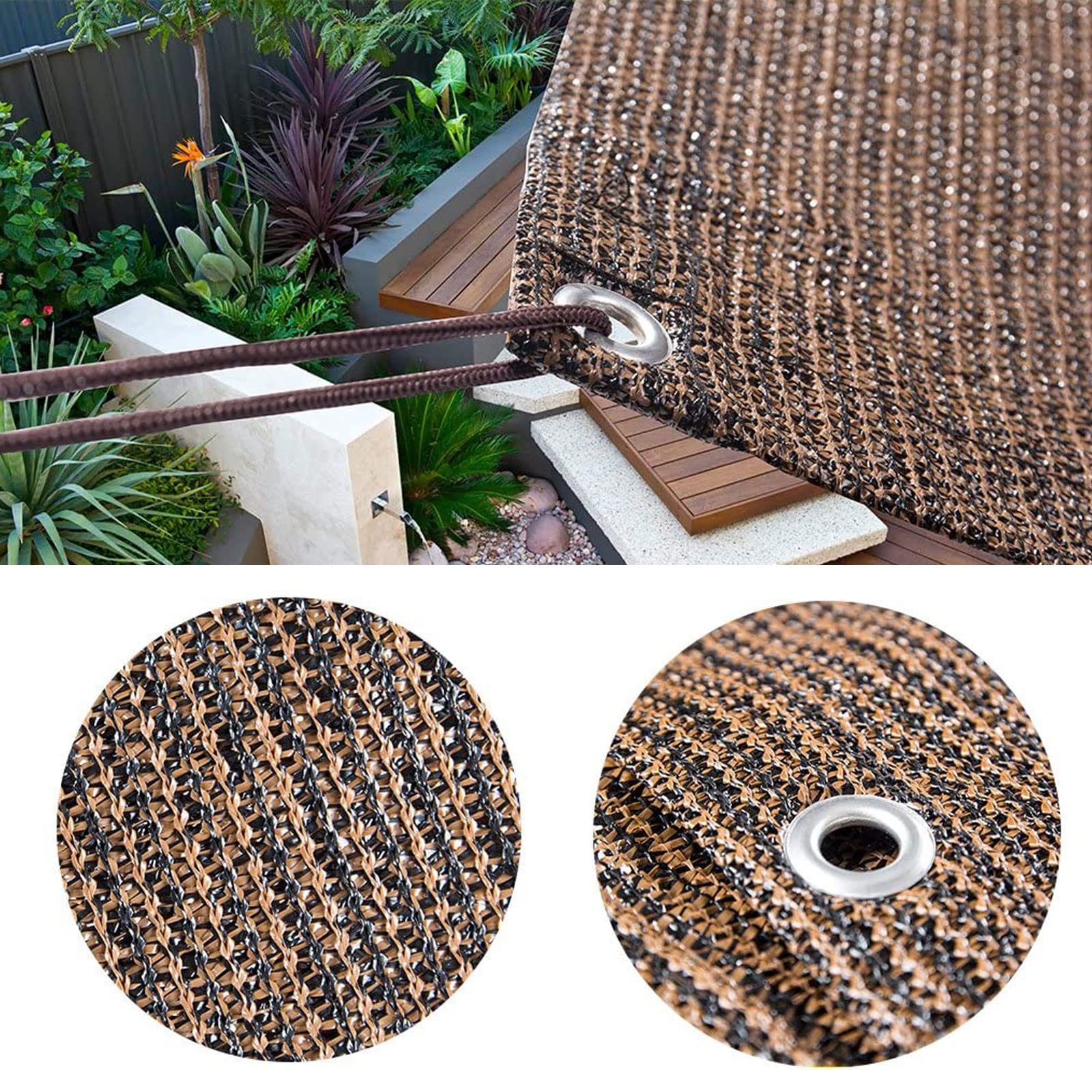 Pinto FERRAMENTA Rete Telo Ombra Ombreggiante Verde O Bianca 100 Fascette In Omaggio Privacy Schermatura 90% Recinzione Esterno Copertura Oscurante Per Giardino Terrazzo Balcone (H4X20MT, BIANCO