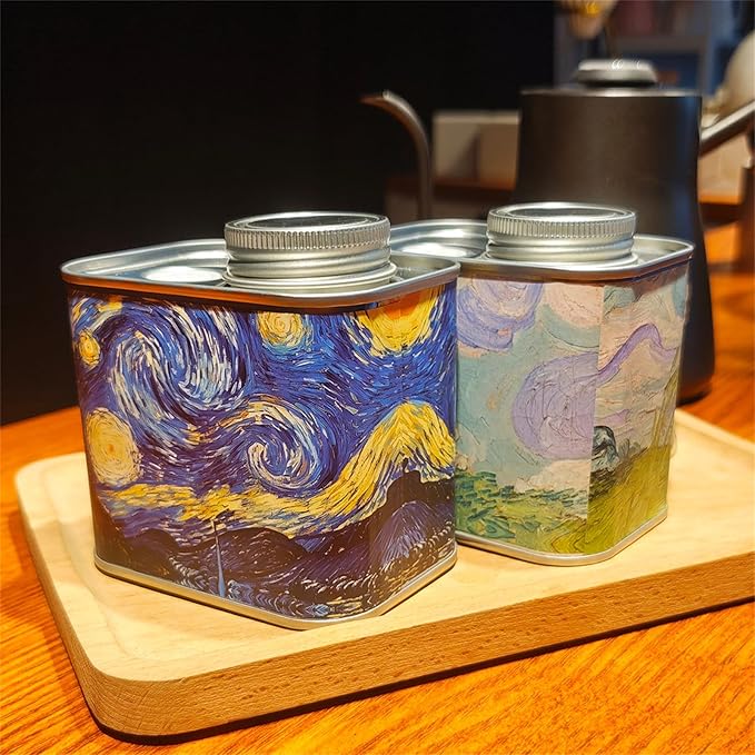 Contenedor de Café Vintage de Hojalata YUSHENYI 0.91L miniatura 2