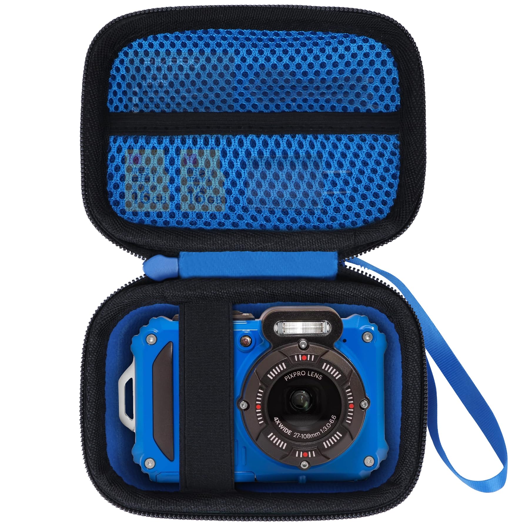 Étui de Protection pour Kodak Pixpro WPZ2 Caméra Digitale Bleu Noir