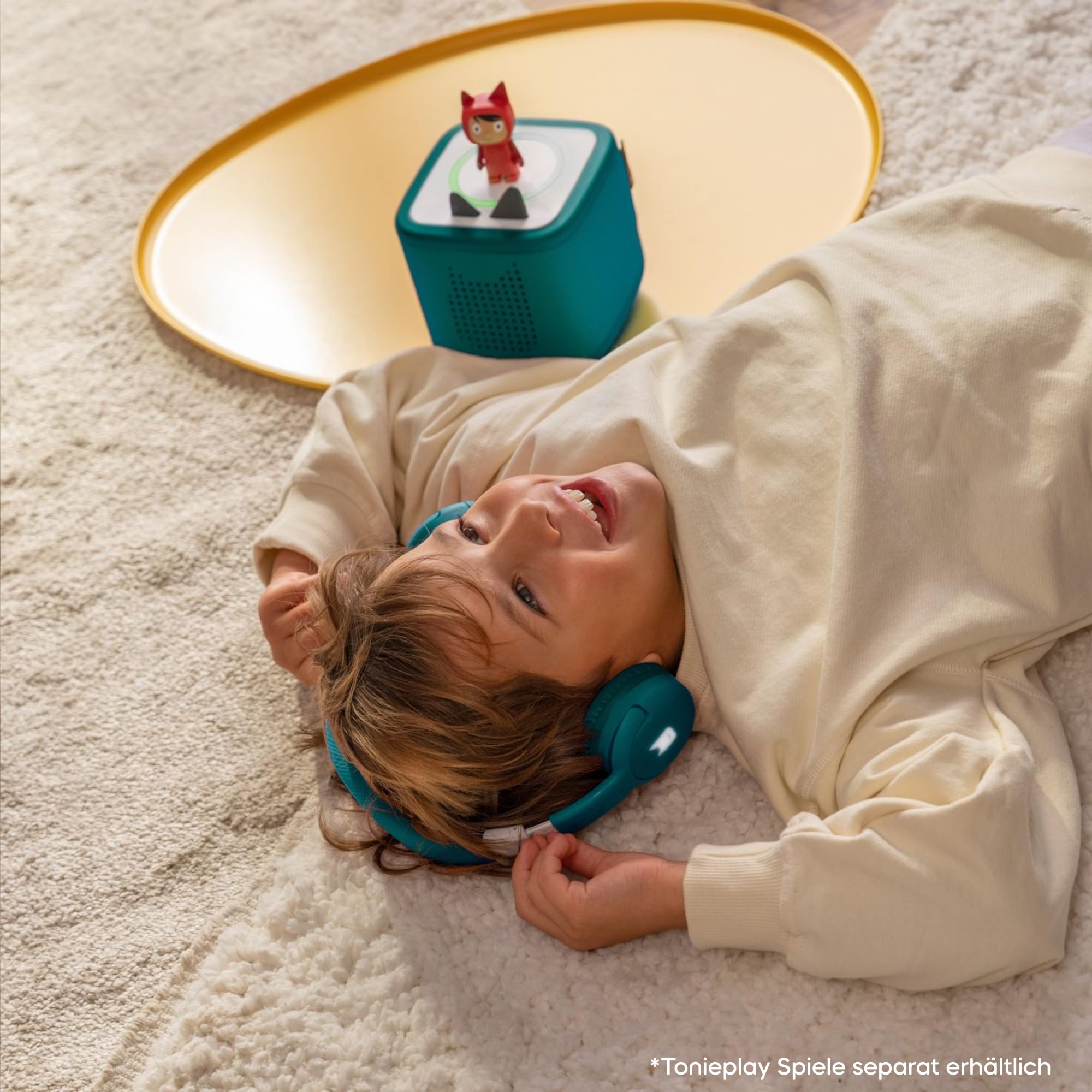 tonies Toniebox 2 Bundle Incl. 2 Schlummerbande Schlummerwal und Oktopus, Meeresgrün, Audioplayer für Hörbücher, Lieder, Einschlafen und Tonieplay für Kinder