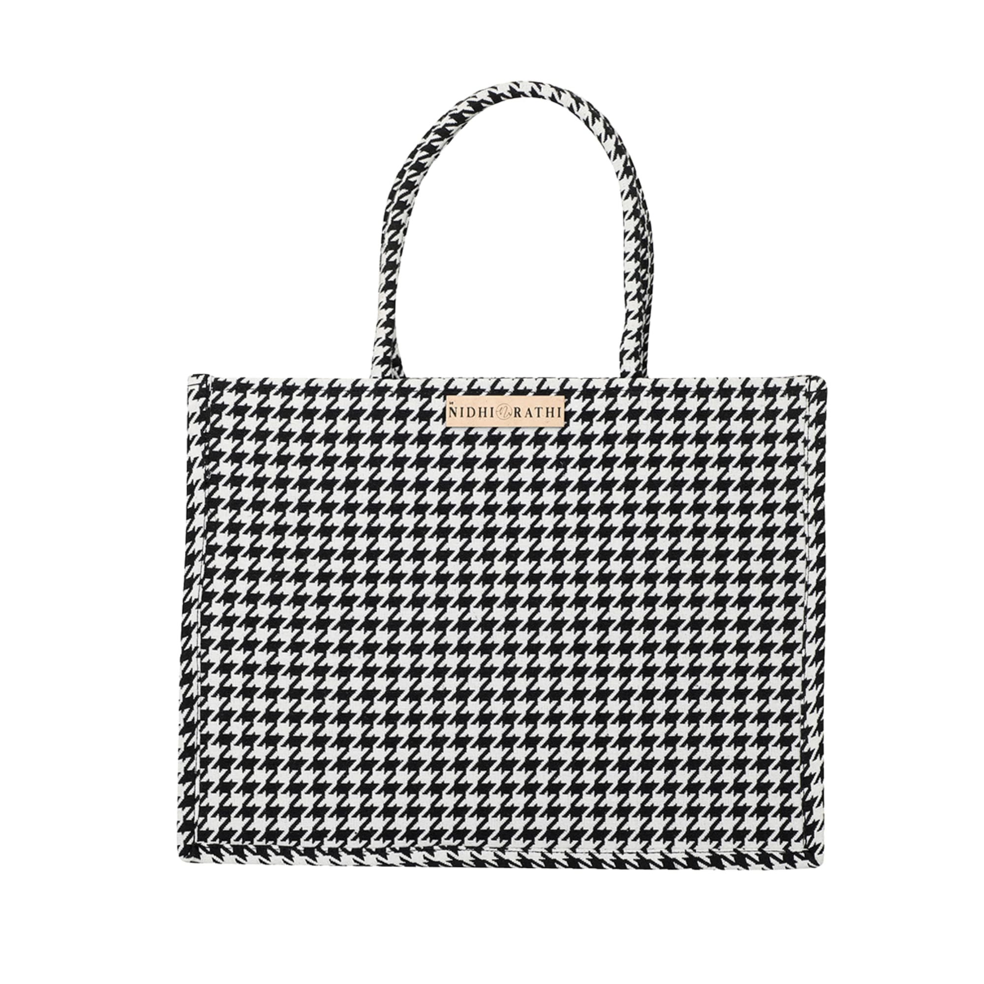 Geometric Printed Handheld Bag-image-24