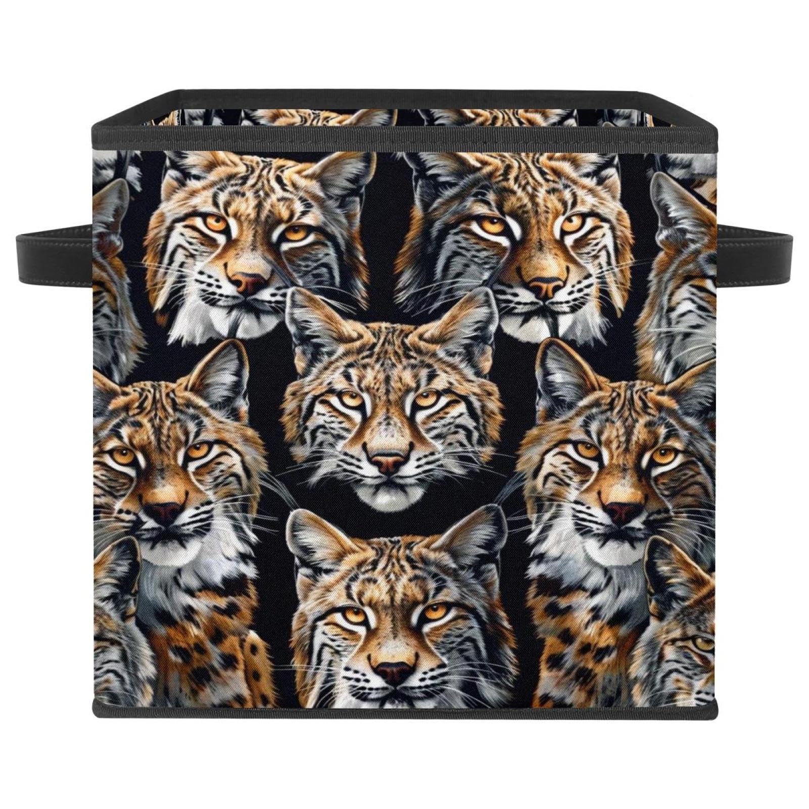 Boîte de rangement Lynx panier pliable linge et vêtements
