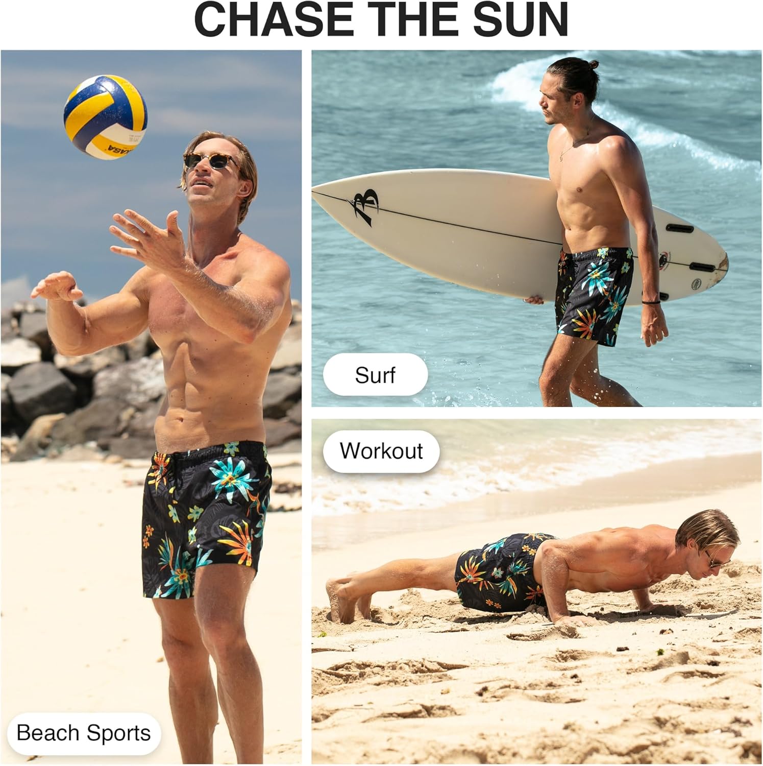 Kanu Surf Mens 5” Adventure Men’s Swim Trunks – UPF 50+ Quick-Dry Bathing Suit Shorts with Pockets & Compression Liner - Image 5