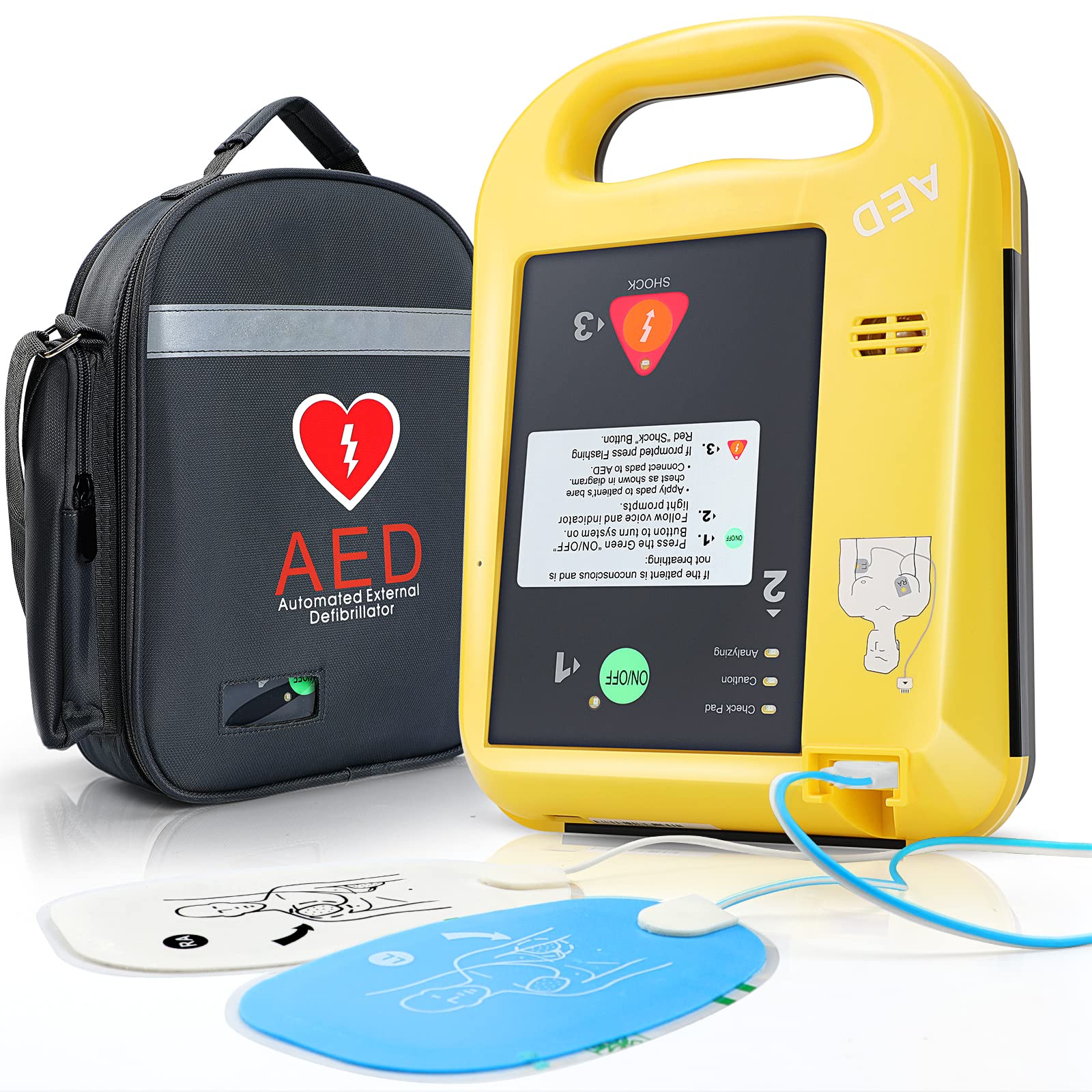 Buy Defibrillator Portable AED Machine Automated External Biphasic