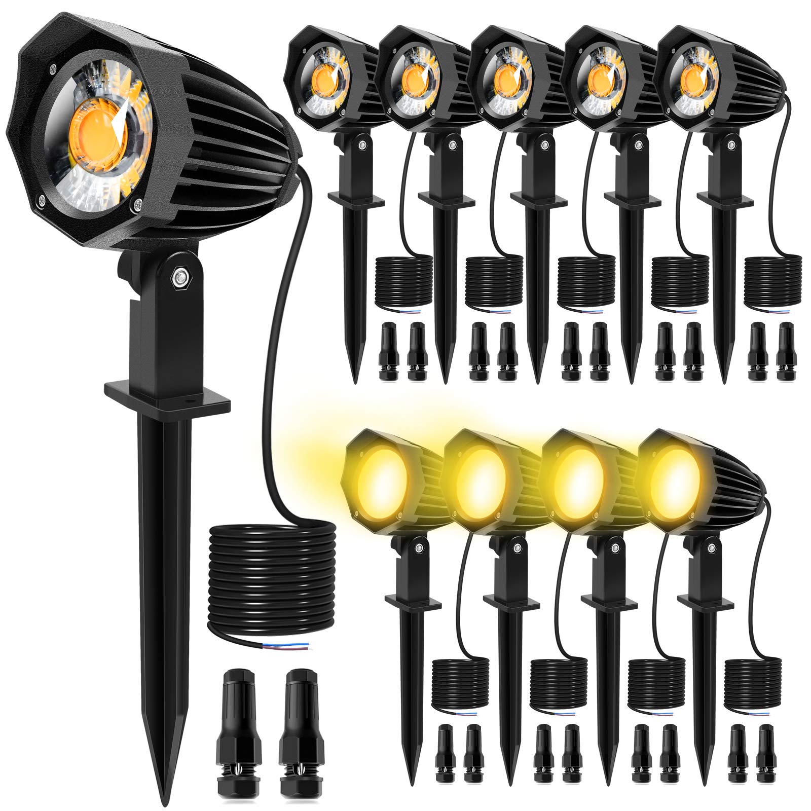 Buy MEIKEE 15W Low Voltage Landscape Lights, 12V 1500LM Warm White LED