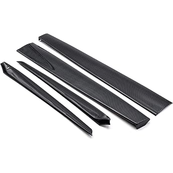 Dashboard and Door Trim Wrap Kit ABS Carbon Look Interior Cover Trim Tesla Model 3 Model Y 2021 + 2022+ 2023 + 2024