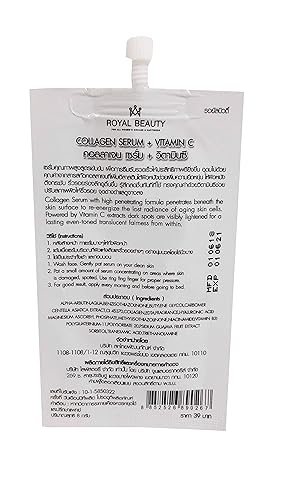 Miniatura 3 de 8 paquetes de suero de colágeno + Vi C de Royal Beauty. (0.28 oz/paquete)