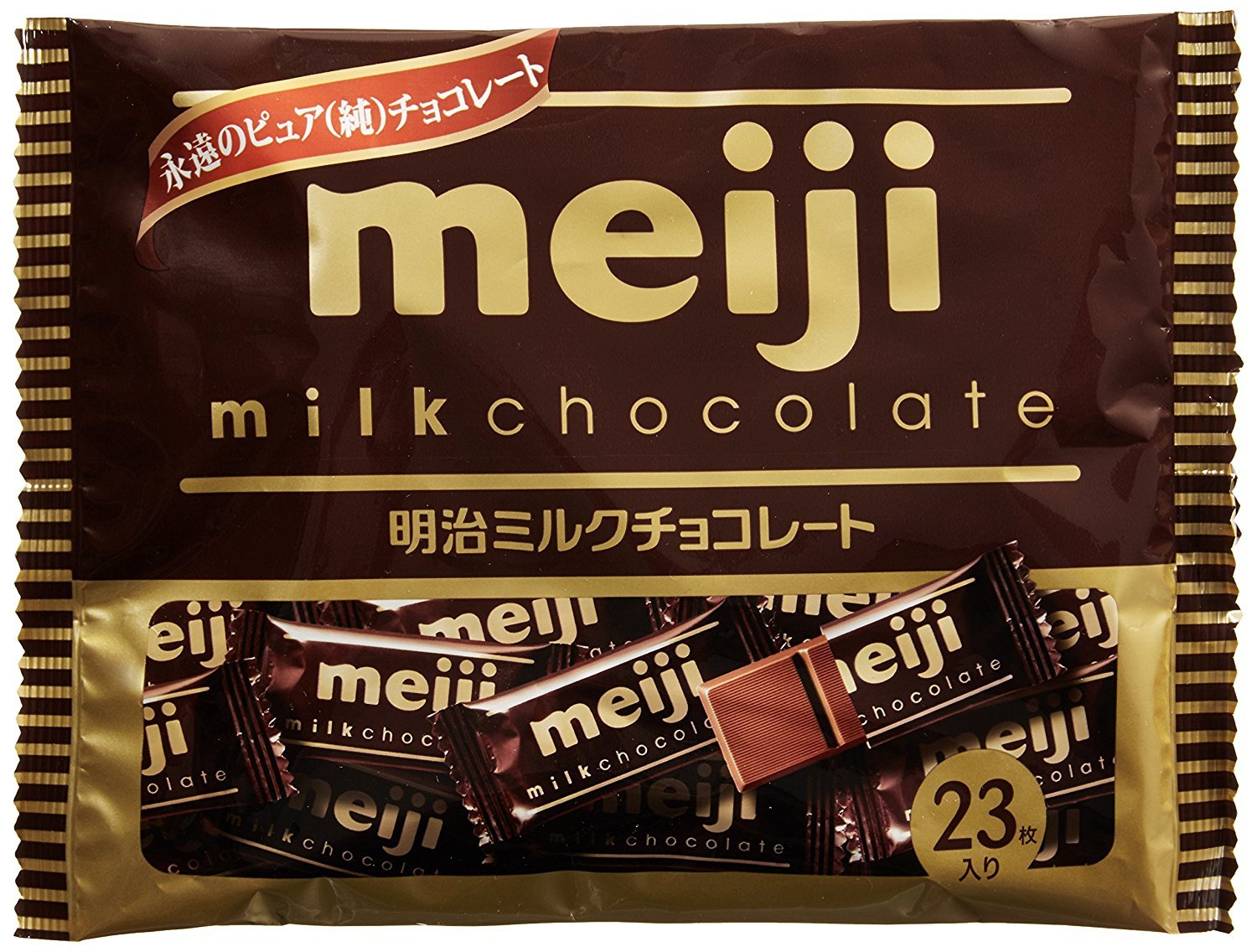 Amazon | 明治 ミルクチョコレート袋 128g | 明治 | 板チョコ・チョコ