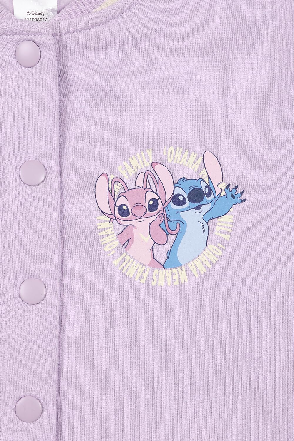 Disney Lilo and Stitch Blouson aviateur universitaire Stitch et Angel Basbeball pour enfants