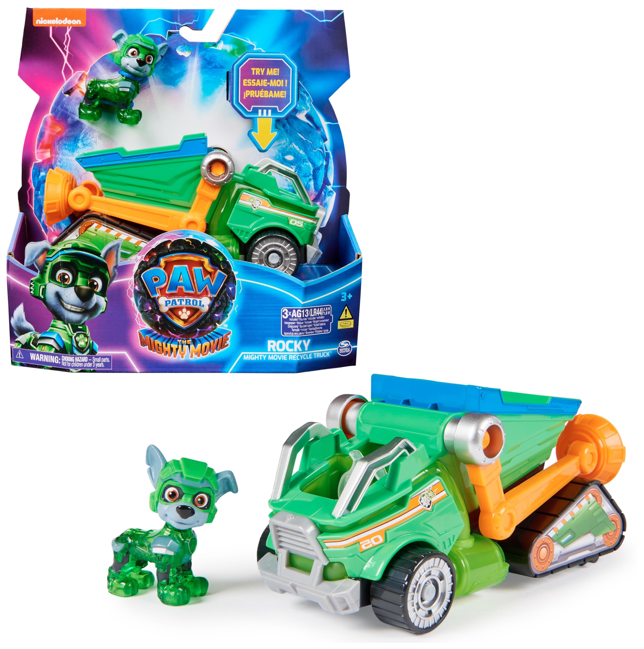 Paw Patrol Patrulla Canina - Figura Marshall Y Coche Juguete con Luces Y Sonidos DE LA SUPERPELÍCULA - 6067509 - Juguetes Niños 3 Años + - Patrulla Canina Juguetes - Regalo Niño 3 años + — view 11