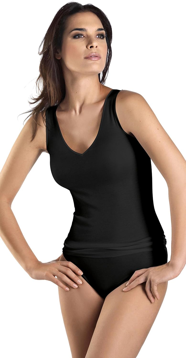 HANRO Women's V-Neck Tank